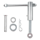 Tailgate Latch Assembly Compatible with TGL3410 TGL3410ST Dump Truck Accessories Replaces# TGL34SBR TGL3410HDW Steel Silver